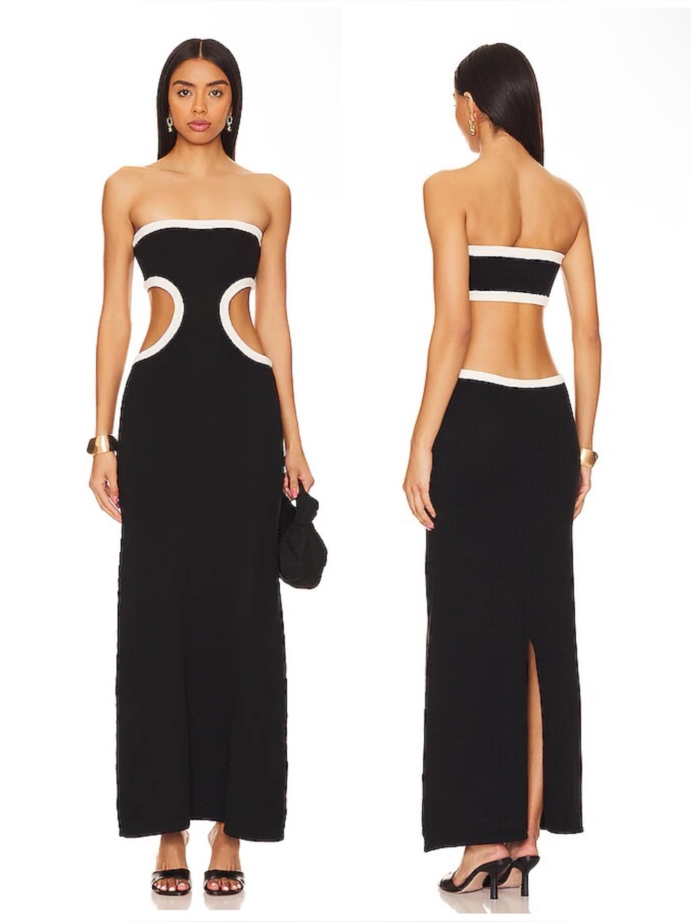 Cin Cin Empire Dress in Black Size XS